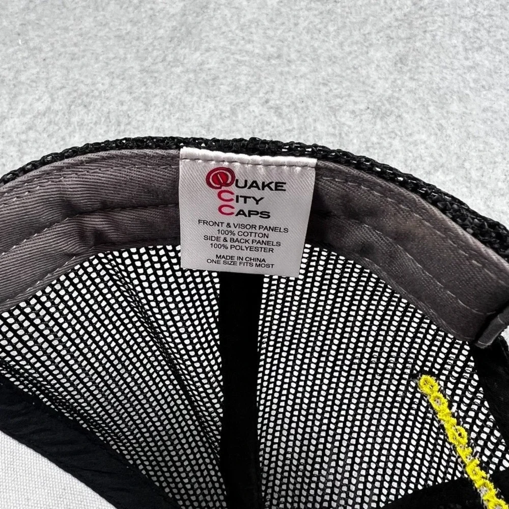 CASE Construction SnapBack Hat Cap Black Mesh Construction Embroidered NEW - Picture 8 of 8